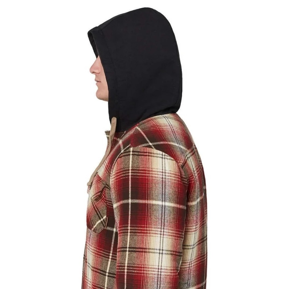 Legendary Outfitters Men’s Flannel Hoodie Shirt Jacket XXL - Picture 3 of 6
